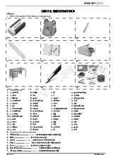 Bài tập Tiếng Anh Lớp 3 - Unit 8 This is my pen